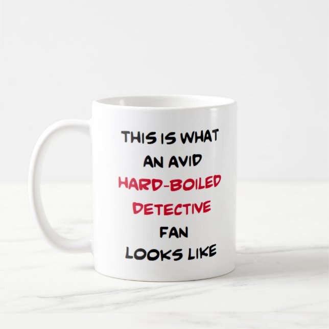 Taza De Café ventilador detective hervido, ávido (Izquierda)