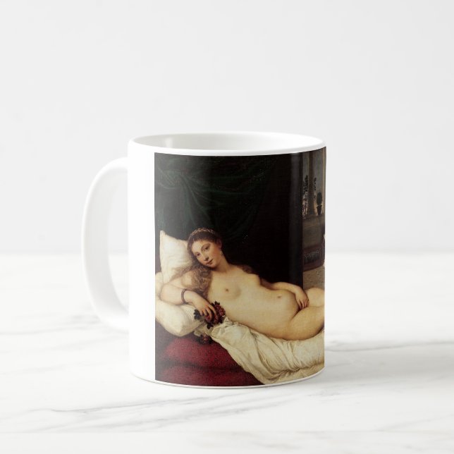Taza De Café Venus de la Venecia Urbino Titian 1538 (Anverso izquierdo)