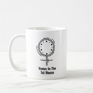 Taza De Café Venus en la Casa 1 Astrología Presencia