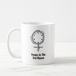 Taza De Café Venus en la Casa 3 Astrology Encanto