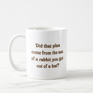 Taza De Café Veo donde sus planes mágicos venir a partir de la