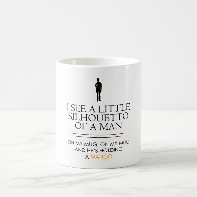 Taza De Café Veo un pequeño Silhouetto…. (Centro)