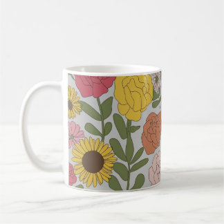 Taza De Café Ver asombrosos cerdos florales: Ideal para casa y 