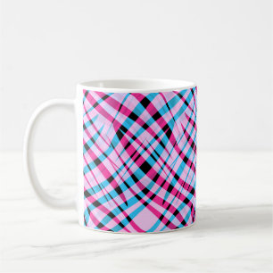 Taza De Café Verano brillante rayado geométrico moderno abstrac