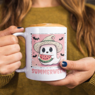 Taza De Café Verano Cute Ghose Sandía Verano