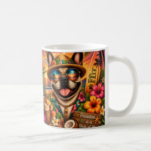 Taza De Café Verano de Bulldog Francés
