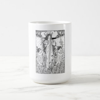 Taza De Café Verano de la Naturaleza Madre