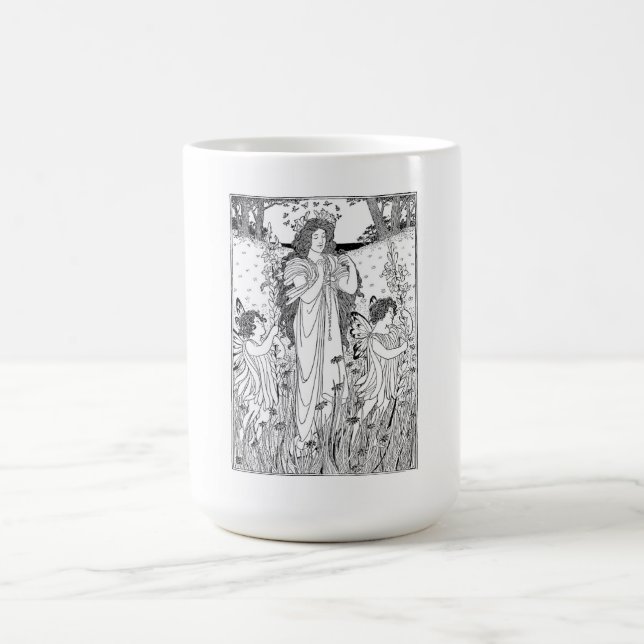 Taza De Café Verano de la Naturaleza Madre (Centro)