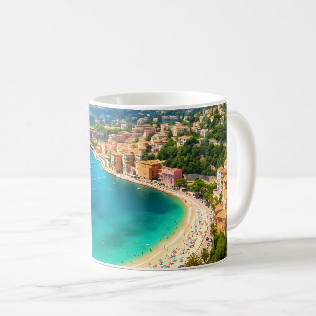 Taza De Café Verano de la Riviera Francesa (Anverso derecho)