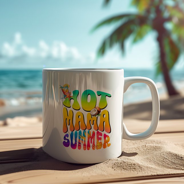 Taza De Café Verano de mamá caliente (Hot Mama Summer Mug)