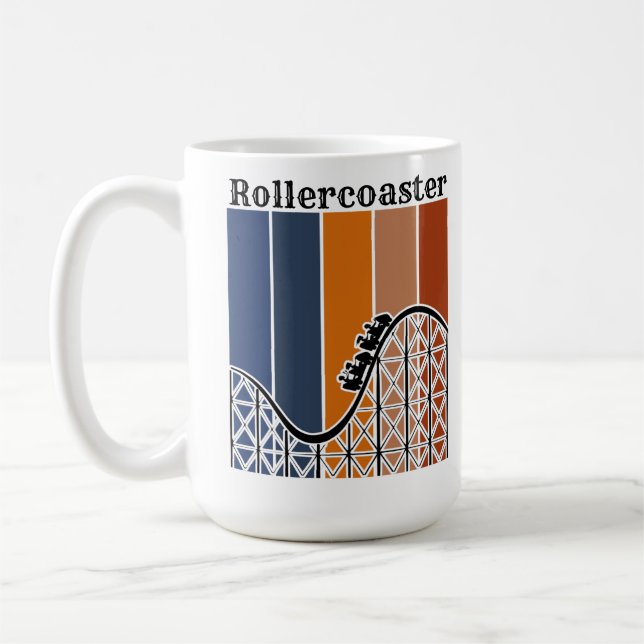 Taza De Café Verano de vacaciones en bicicleta por la montaña r (Izquierda)