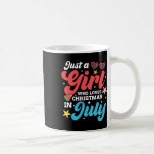 Taza De Café Verano Divertido Solo Una Chica Que Ama La Navidad