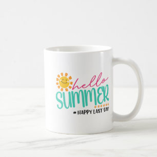 Taza De Café Verano feliz último día