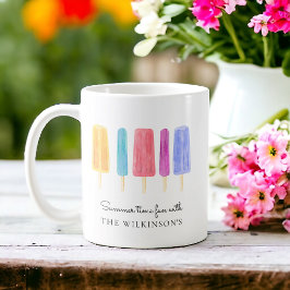 Taza De Café verano moderno y luminoso personalizado