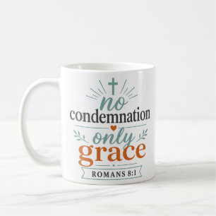 Taza De Café Verdad Bíblica Sin Condena Solo Gracia