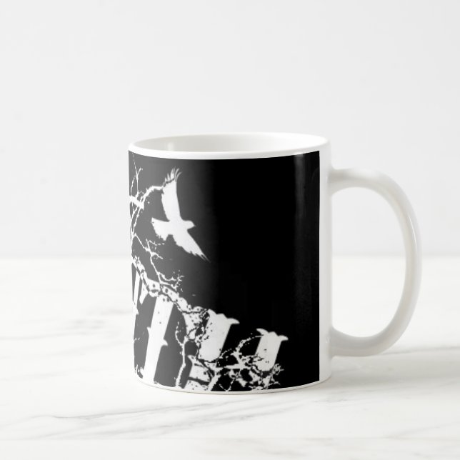 Taza De Café Verdad blanco y negro Mug2 (Derecha)