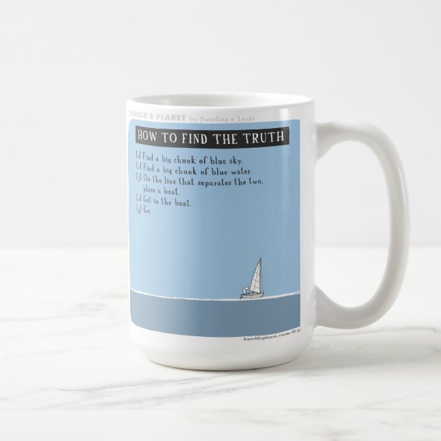 Taza De Café Verdad de la navegación del planeta de HP5062 (Derecha)