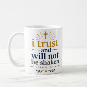 Taza De Café Verdad Escritural Me Confío Y No Seré Sacudido