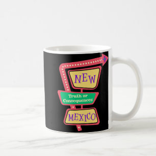Taza De Café Verdad o Consecuencias Nuevo México Nm Retro Vinta