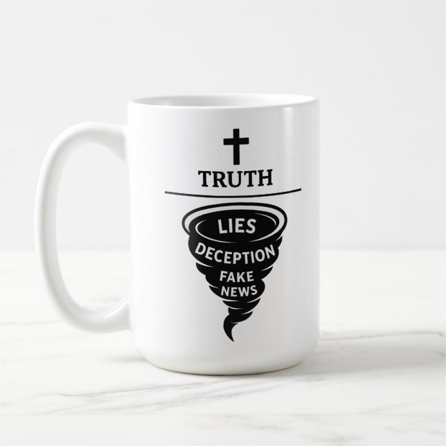 Taza De Café Verdad sobre mentiras (Izquierda)