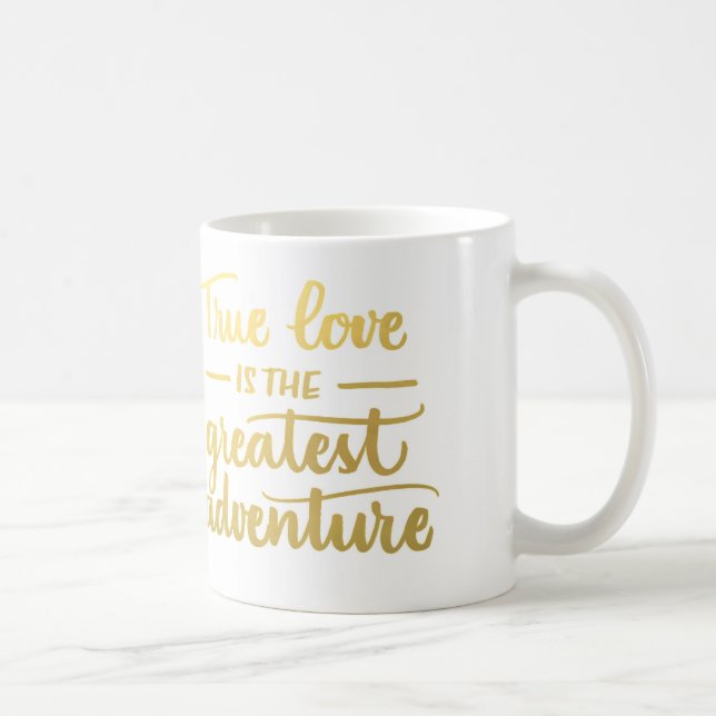 Taza de café verdadera del amor (Derecha)