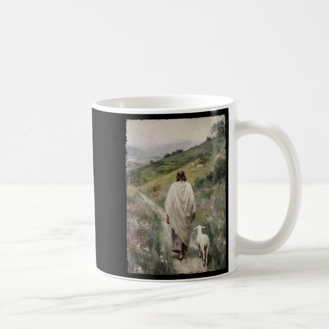 Taza De Café Verdadera historia él ha resucitado Versículo de l (Derecha)