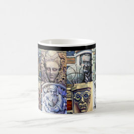 Taza De Café Verdadero azul 11 oz Gargoyle Mug