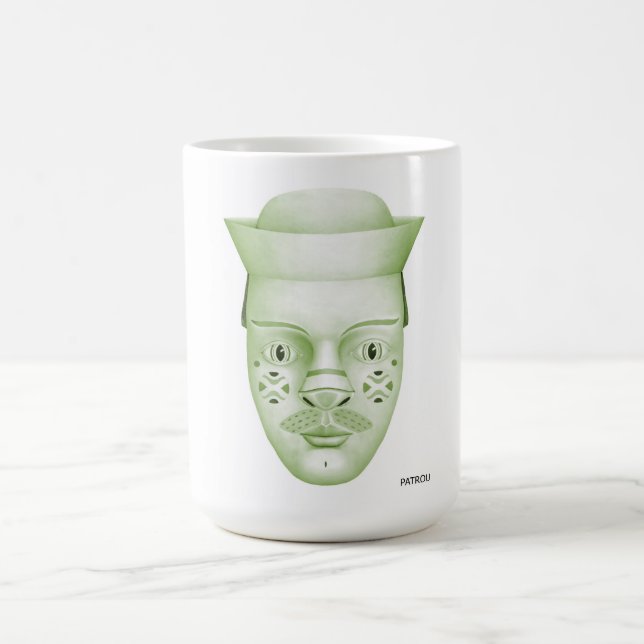 Taza De Café Verde de Hank (Centro)