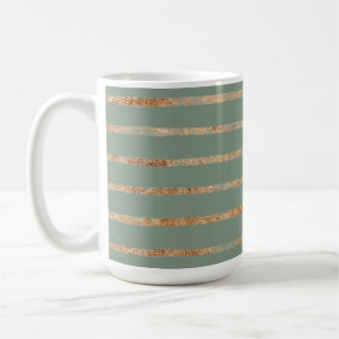 Taza De Café Verde de jaula de oro rusa