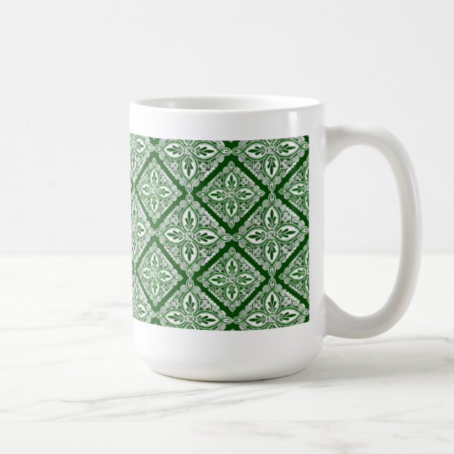 Taza de café verde de los medallones (Derecha)