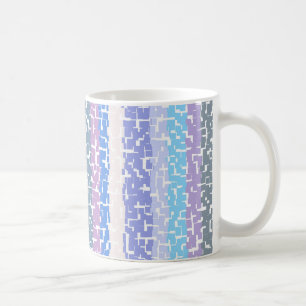 Taza De Café Verde/Gris/Beige/Rosa/Púrpura/Azul Multicolor