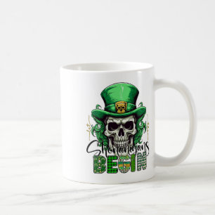 Taza De Café Verde irlandés Que comiencen los Shenanigans Retro