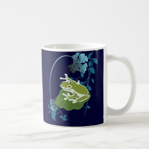 Taza De Café verde rana