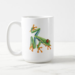 Taza De Café Verde Rana