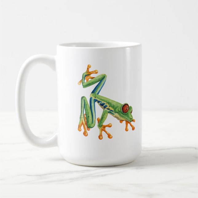 Taza De Café Verde Rana (Izquierda)