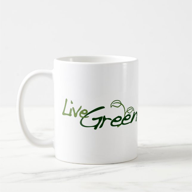 Taza De Café Verde vivo (Izquierda)