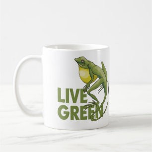 Taza De Café Verde vivo