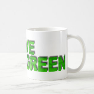 Taza De Café Verde vivo
