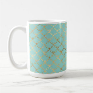 Taza De Café Verde y oro