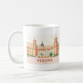 Taza De Café Verona Italia Pastel Travel - Balcón de Julieta
