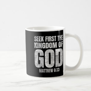 Taza De Café Versículo Bíblico Buscad Primeramente El Reino De