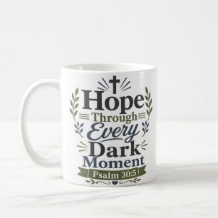 Taza De Café Versículo Bíblico De Esperanza A Través De Cada Mo