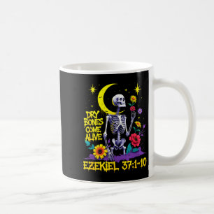 Taza De Café Versículo de la Biblia Cristiana Huesos Secos Vien