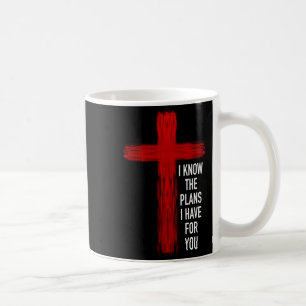 Taza De Café Versículo de la Biblia de la Cruz de Jesús Cristia