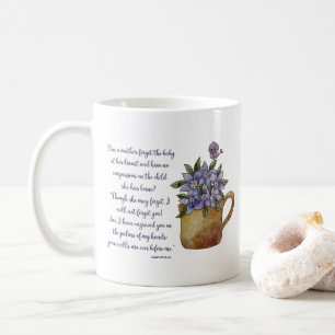 Taza De Café Versículo de la Biblia Isaías 49 