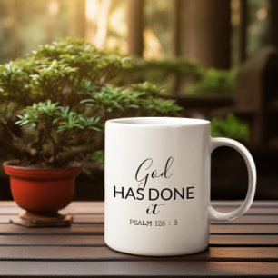 Taza De Café Versículo de la Biblia Salmo Cristiano