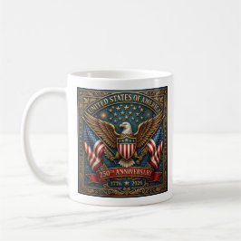 Taza De Café Versión 2 del 250 aniversario de América