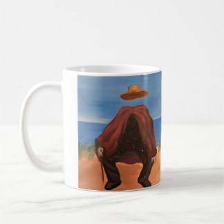 Taza De Café Versión artística de "El terapeuta" de Magritte