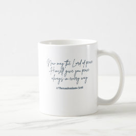 Taza De Café Verso de la Biblia Cristiana