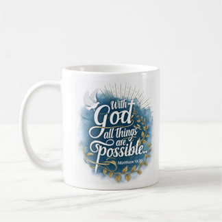 Taza De Café Verso de la Biblia Cristiana